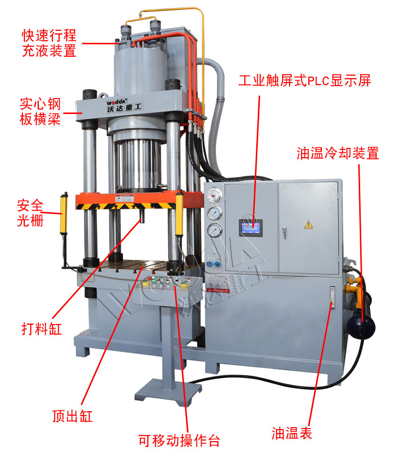 315噸冷擠壓成型液壓機